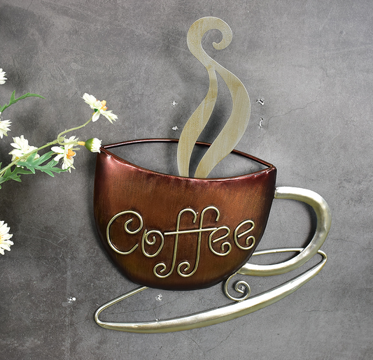 Coffee Metal Frame Wall Decor