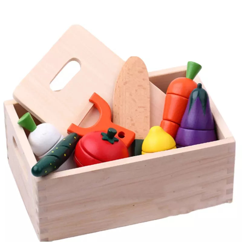 Wooden Vegetables Kitchen Toys