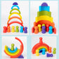 Wooden Rainbow Architect Arches - Nesting Puzzle - Stacking Blocks