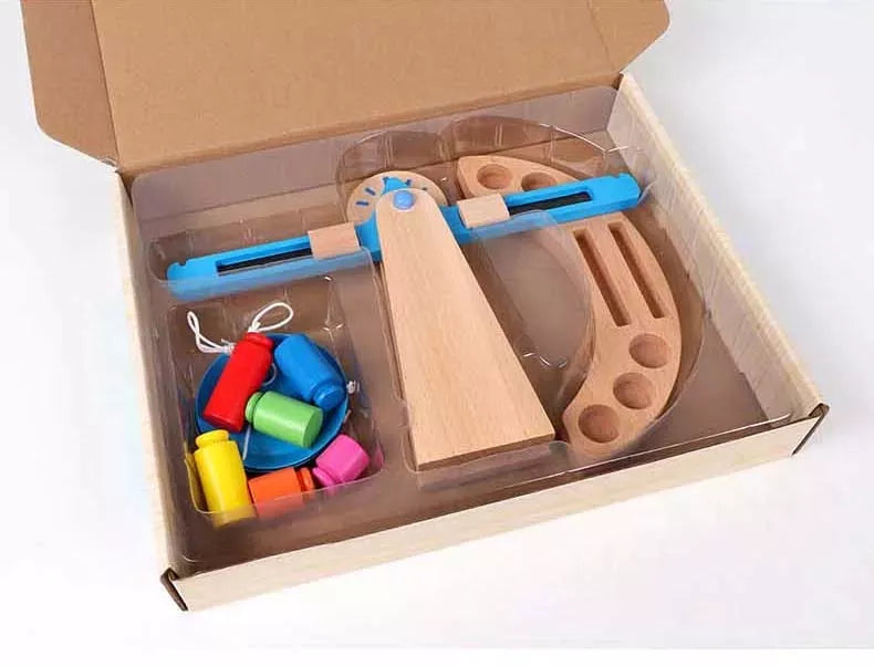 Wooden Balances Scale Montessori Toy