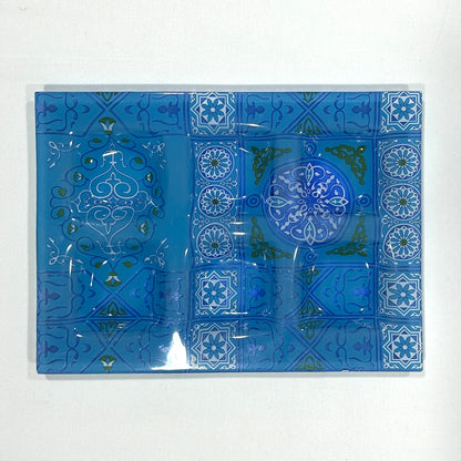 Blue Khayamiyah Serving Plates