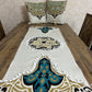 Beige Khayamiyah Table Runner with 2 cushions