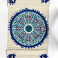 Blue Khayamiyah Table Runner with 2 cushions