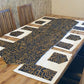 Black with Gold Koufi Table Runner Set